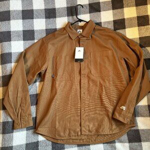 New Nike Vintage Brown Jacket Size L